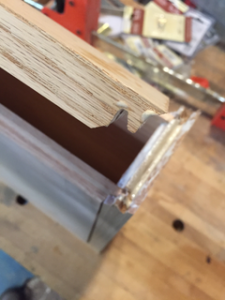 Lock miter joint